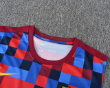 2026-27 BAR Red blue Tank top and shorts suit