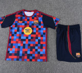 2026-27 BAR Red blue Training Short Suit