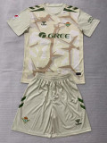 2026-27 Real Betis Khaki Goalkeeper Kids Soccer Jersey