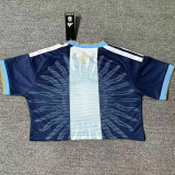 2026-27 Argentina Farewell Match Royal blue Women Cheerleader Shirt (女啦啦短袖)