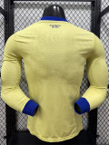 2026-27 Club America 110th Yellow Long Sleeve Player Version Soccer Jersey (长袖球员)