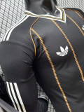2026-27 Germany Third Black Gold Long Sleeve Player Version Soccer Jersey (长袖球员)