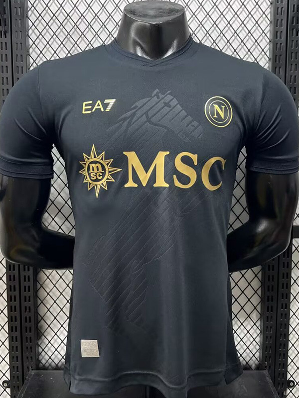 2026-27 Napoli Fourth Black Player Version Soccer Jersey