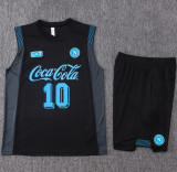 2026-27 Napoli Black Tank top and shorts suit #D26102