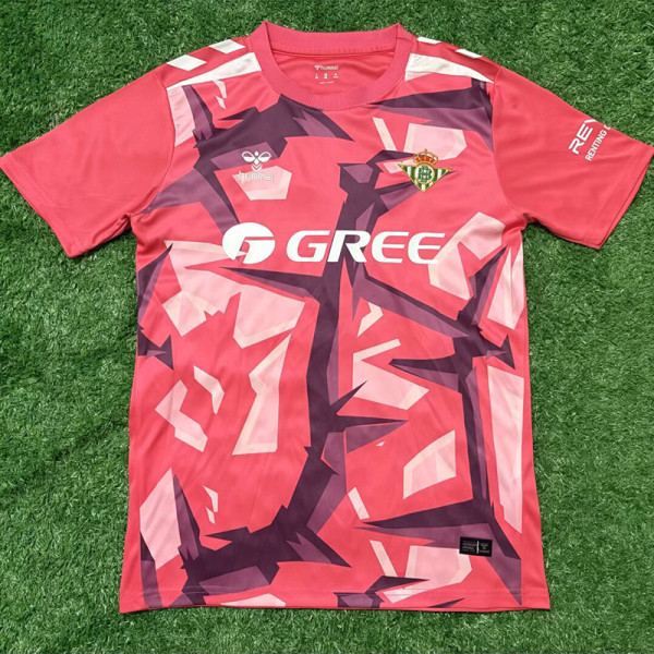 2026-27 Real Betis Pink Goalkeeper Fans Soccer Jersey