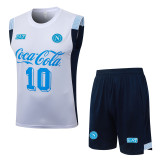 2026-27 Napoli White Tank top and shorts suit #D26105