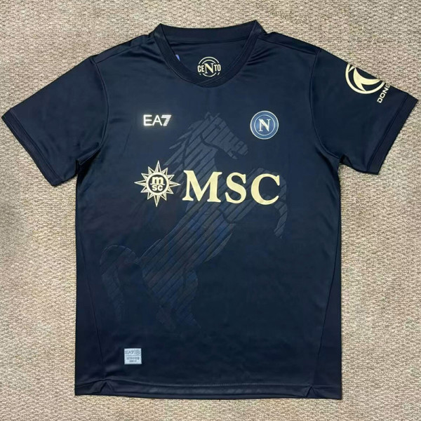 2026-27 Napoli Fourth Black Fans Soccer Jersey