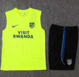 2026-27 ATM Fluorescent Green Tank top and shorts suit # D26097