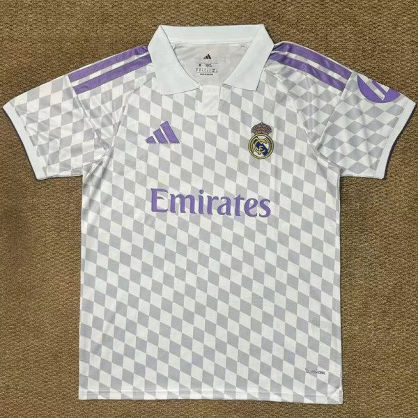 2026-27 RMA Grey White Special Edition Fans Training Shirts