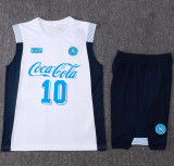 2026-27 Napoli White Tank top and shorts suit #D26105