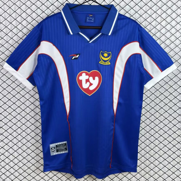 2002-2003 Portsmouth Home Retro Soccer Jersey
