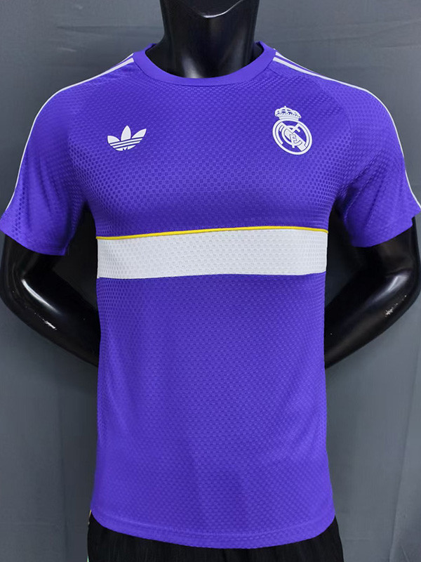 2026-27 RMA Purple Casual Player Version Training Shirts