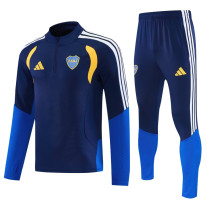 2026-27 Boca Juniors Royal blue Half Pull Tracksuit (半拉链)