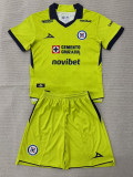 2026-27 Cruz Azul Fluorescent green Goalkeeper Kids Soccer Jersey