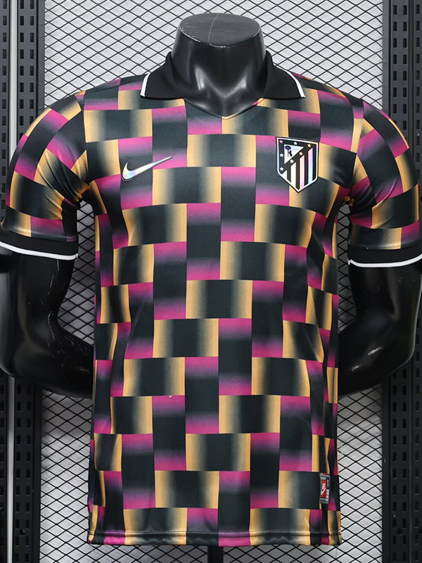 2026-27 ATM Black Yellow Casual Player Version Training shirts
