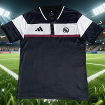 2026-27 RMA Black Polo Short Sleeve