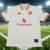 2026-27 Man Utd White Special Edition Polo Short Sleeve