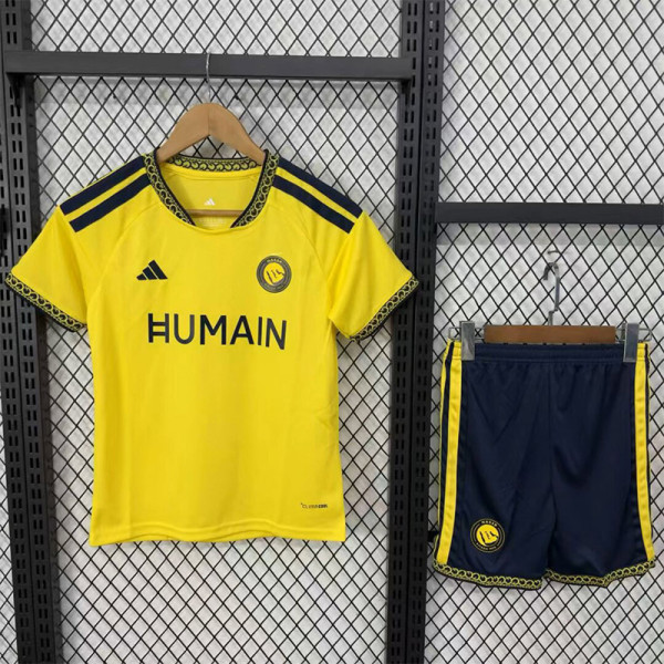 2026-27 AL-Nassr Home Kids Soccer Jersey
