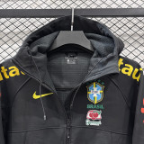 2026-27 Brazil Black Outdoor Jackets #K8815冲锋衣