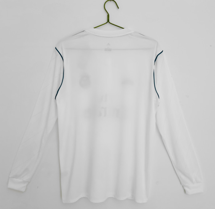 Real Madrid 2017/2018 home retro shirt long-sleeve Ronaldo