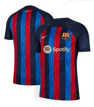 Barcelona 2022/2023 home retro shirt Pedri Lewandowski