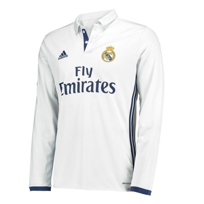 Real Madrid 2016/2017 home retro shirt long-sleeve Ronaldo
