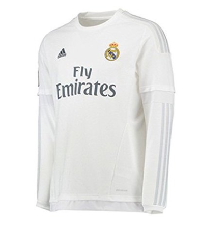 Real Madrid 2015/2016 home retro shirt long-sleeve Ronaldo