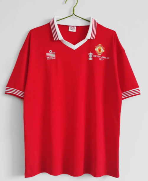 Manchester United 1977 home retro shirt