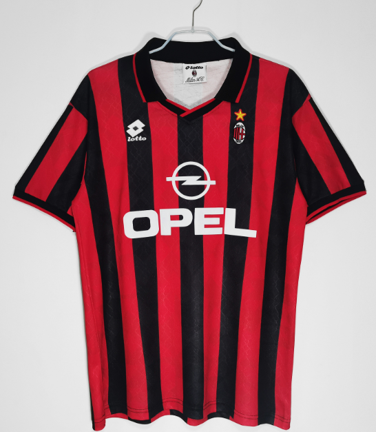 AC Milan 1995/1996 home retro shirt MALDINI