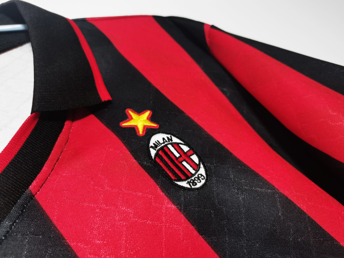 AC Milan 1995/1996 home retro shirt MALDINI