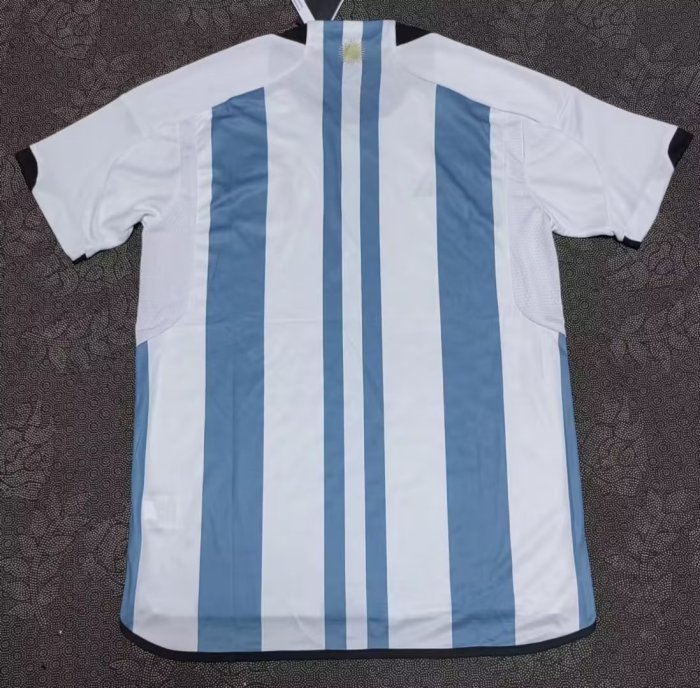 Argentina 2022/2023 home shirt Messi (2 stars)