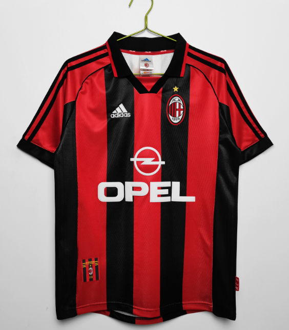 AC Milan 1998/1999 100th home retro shirt MALDINI