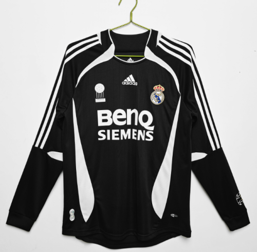 Real Madrid 2006/2007 third retro shirt (long sleeve)