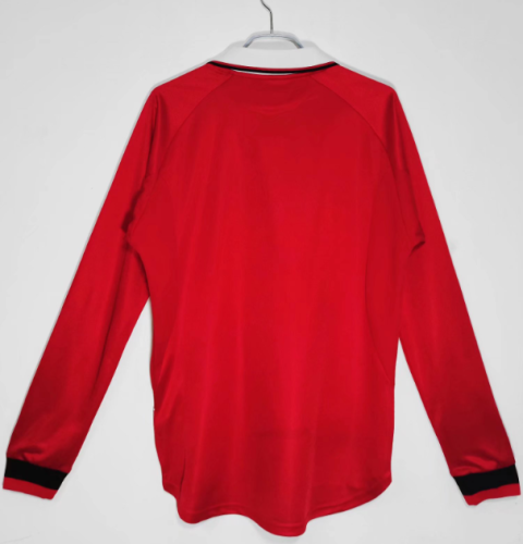 Manchester United 1999/2000 home retro shirt (long sleeve) BECKHAM