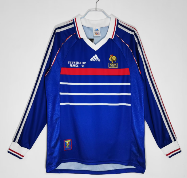 France 1998 home shirt (long sleeve)  Zidane
