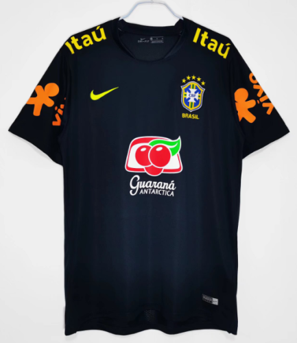 Brazil 2020 tracksuit retro shirt black