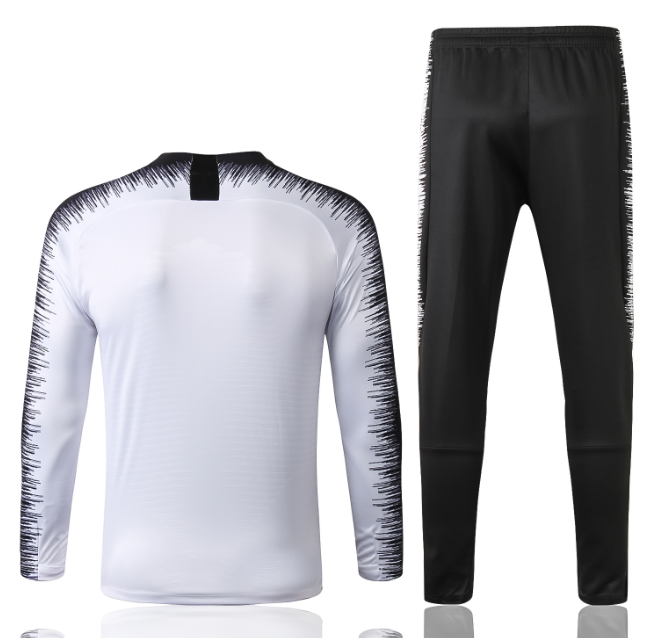 Paris Saint-Germain PSG 2018/2019 1/4 zipper retro tracksuit white