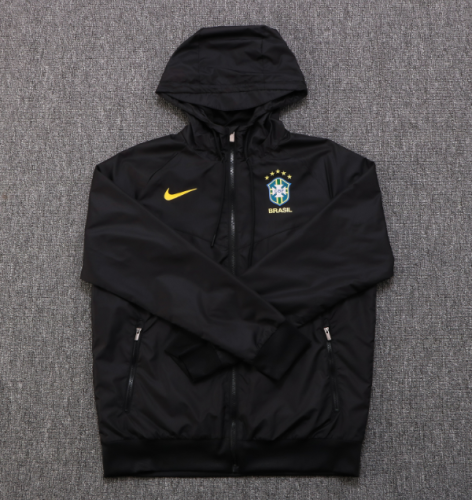 Brazil 2022/2023 windbreaker coat black