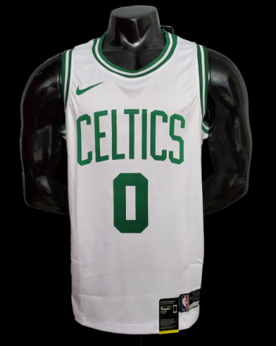 Boston Celtics NBA jersey shirt white Tatum 0