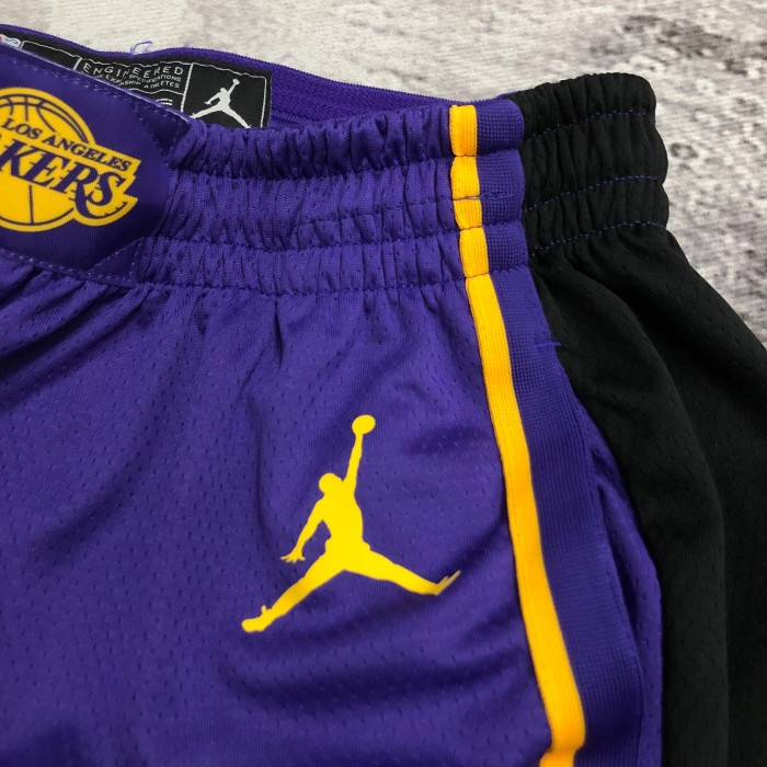 JD Lakers NBA Shorts 2023 Purple