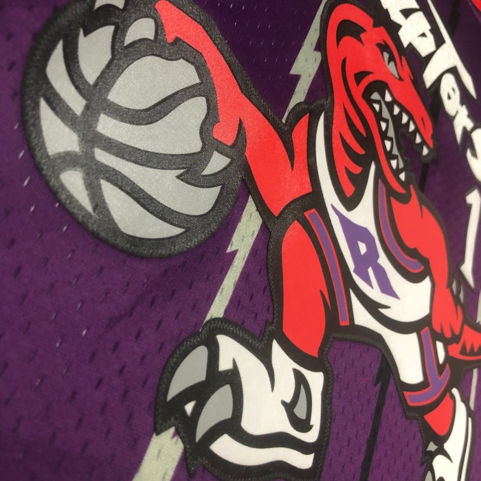 Toronto Raptors NBA Shirt 1999 Season Purple CARTER 15 McGRADY 1
