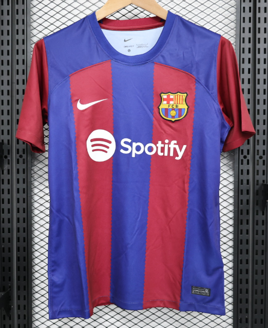 Barcelona 2023/2024 home shirt Pedri Lewandowski