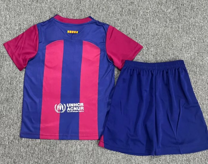 Barcelona 2023/2024 home full set kit (Adult and Kids)
