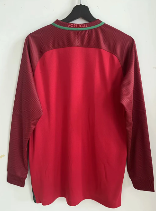 Portugal 2016 home retro shirt (long sleeve) Ronaldo