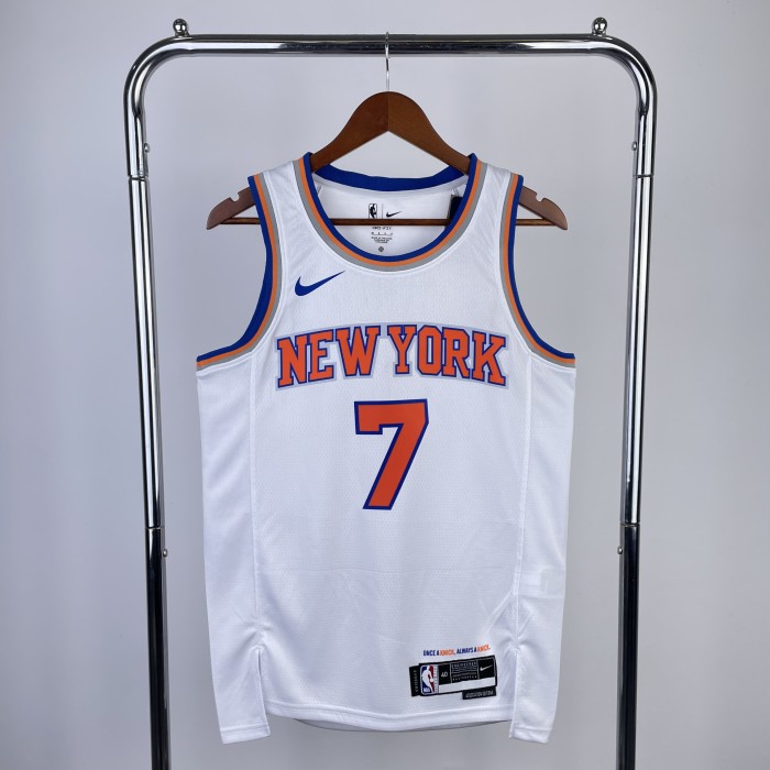 New York Knicks NBA  Shirt 2023 Season White Anthony 7