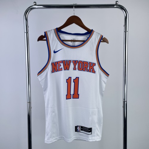 New York Knicks NBA Shirt 2023 Season White BRUNSON 11