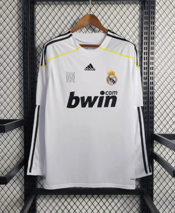 Real Madrid 2009/2010 home retro home long-sleeve Ronaldo