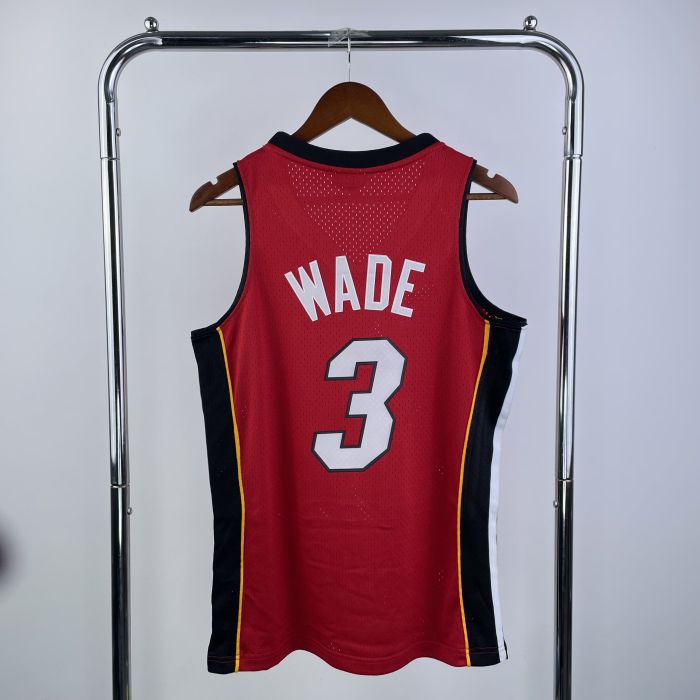 Miami Heat NBA Shirt 2006 season Red WADE 3