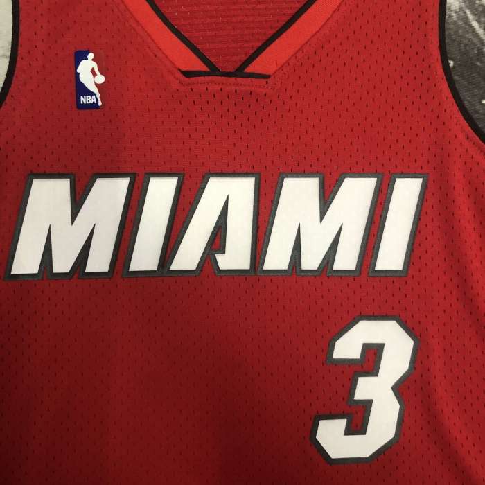 Miami Heat NBA Shirt 2006 season Red WADE 3