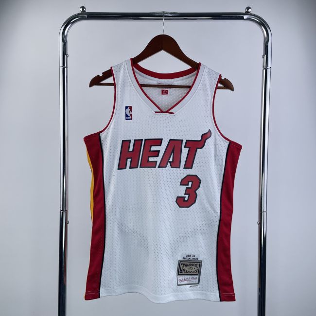 Miami Heat NBA Shirt 2006 season white WADE 3
